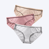 FallSweet 3 pcs/pack! Cotton Panties for Women  Plus Size Soft Briefs Sexy Lingerie Girl Underwear Female